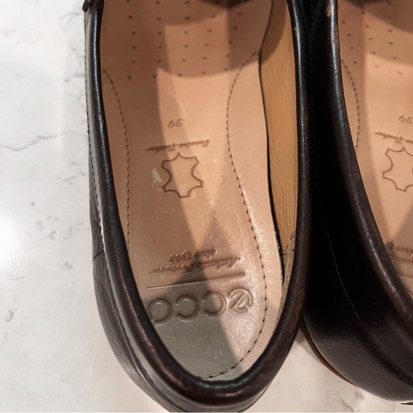 Ecco Leather woman Driving Loafer size 39 / 8-8.5 - Picture 10 of 15